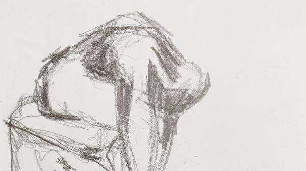 Croquis à l'expo Autour du noir