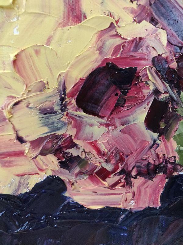 Première peinture à l'huile !