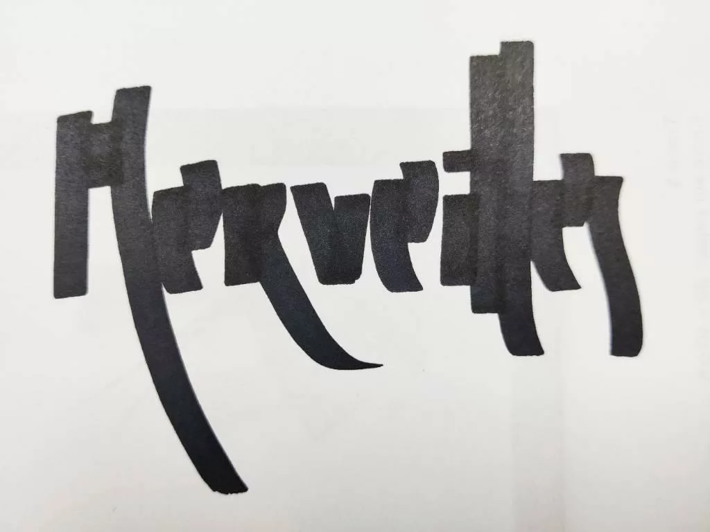 Croquis | croquis calligraphique