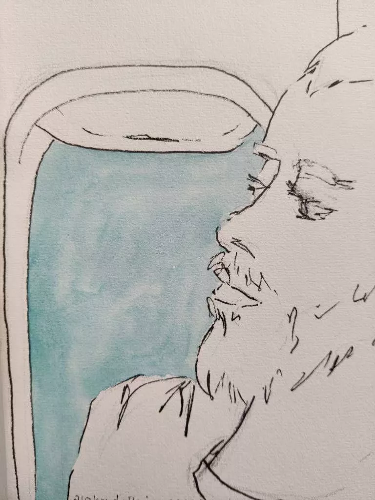 Croquis | Profil au hublot