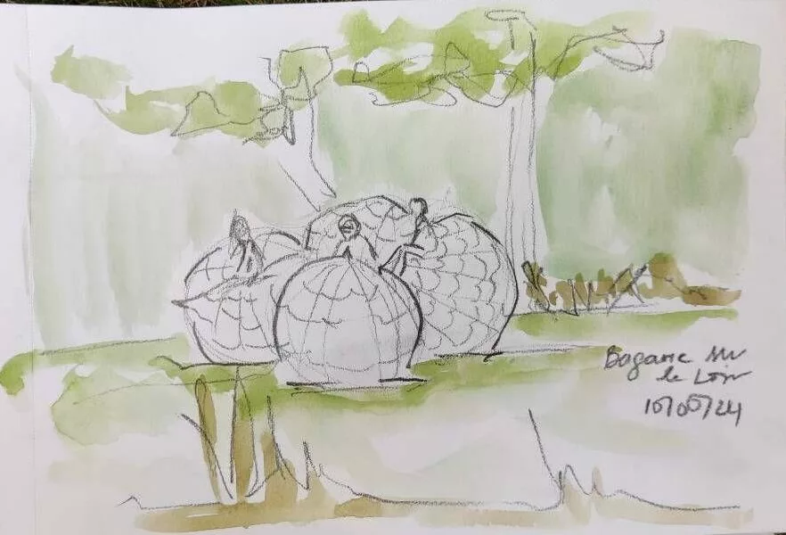 Croquis | « Bagarre sur Loir »