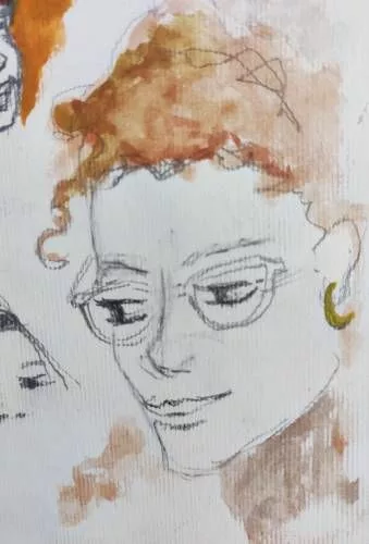 Maman du garçon qui regardait par dessus mon épaule