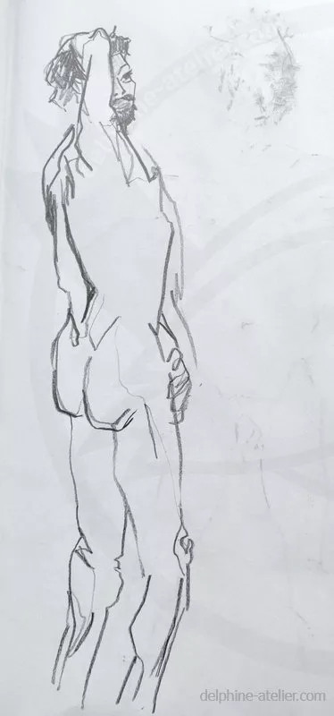 Debout de côté – Tikaille