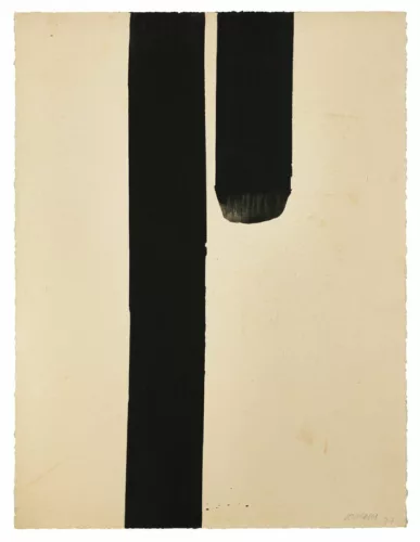 Exposition Soulages sur papier