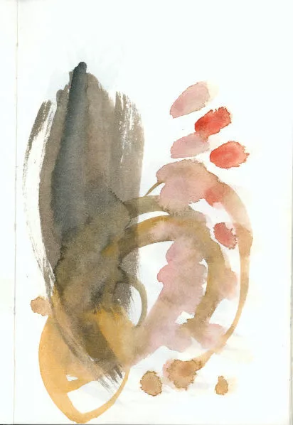 Une composition faite de couleurs et de formes différentes